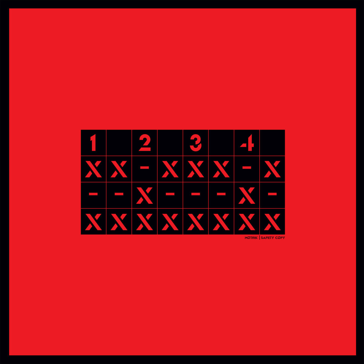 MOTRIK - Safety Copy (Vinyle)