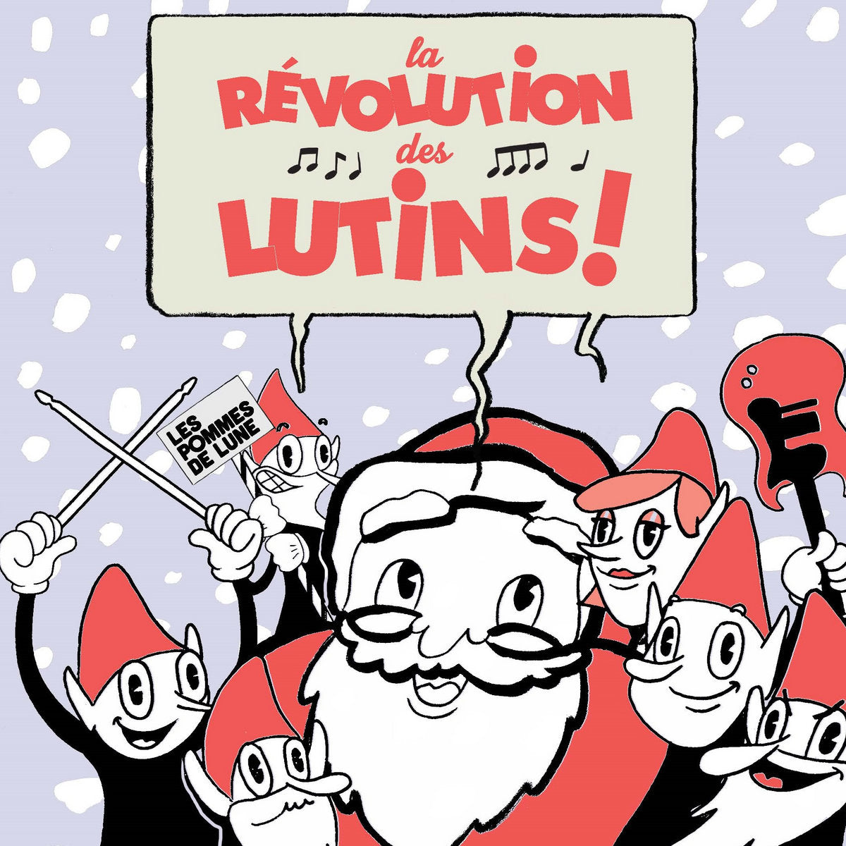 LES POMMES DE LUNE - La révolution des lutins (7" Vinyle)