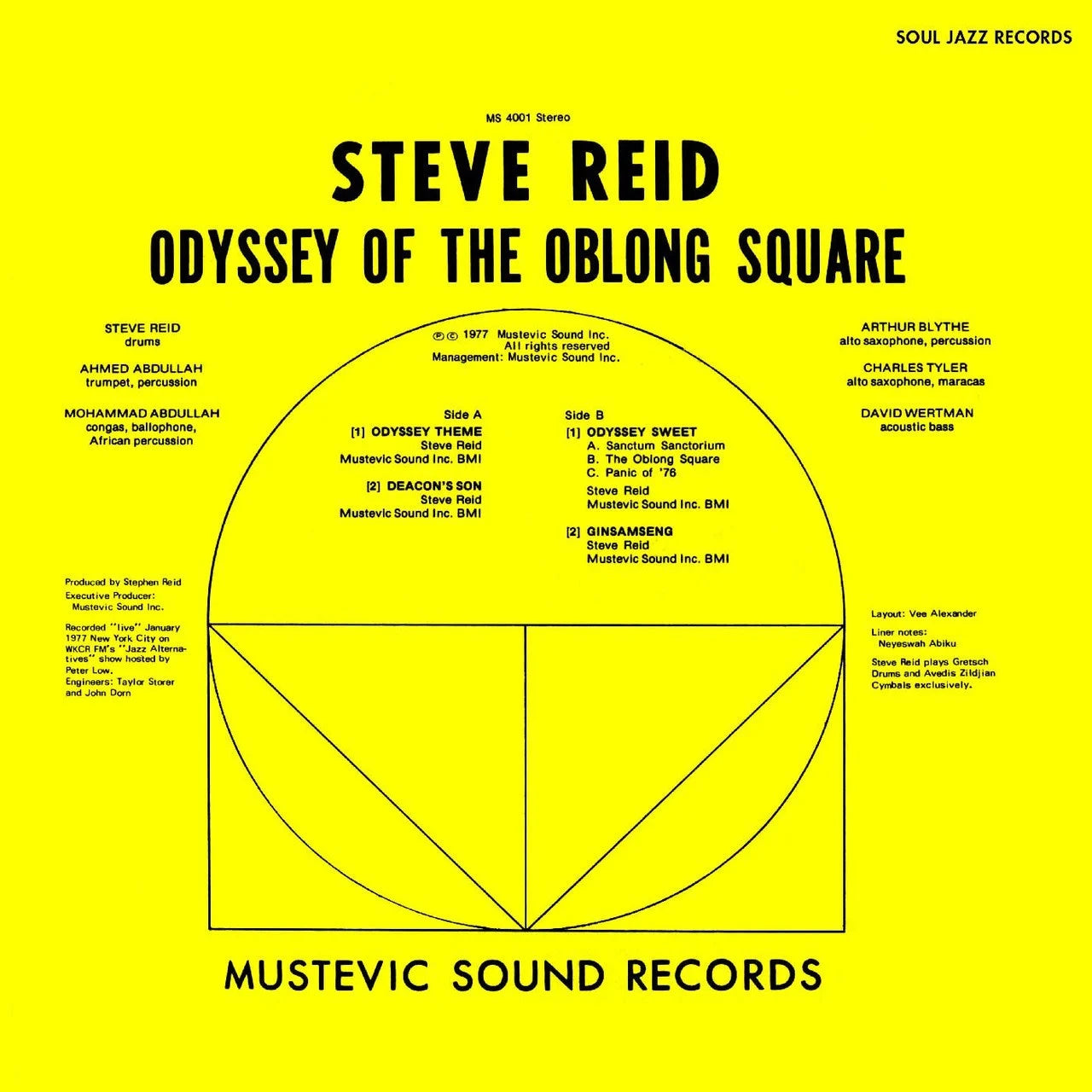 STEVE REID - Odyssey Of the Oblong Square (Vinyle)