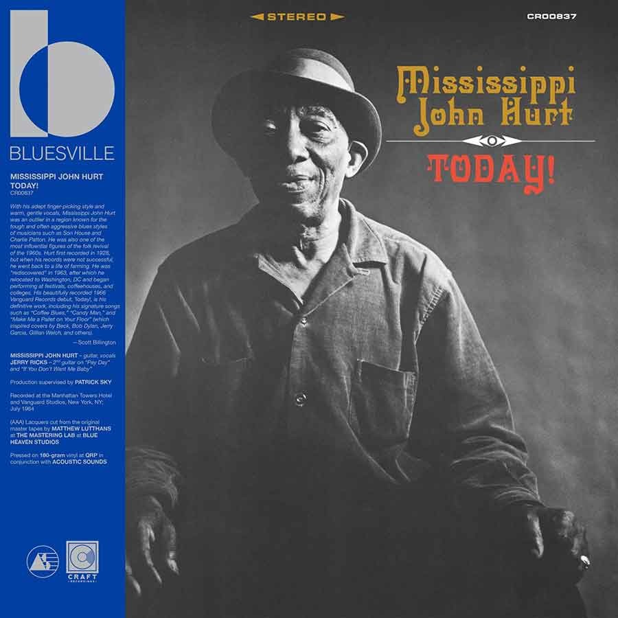 MISSISSIPPI JOHN HURT - Today! (Vinyle)