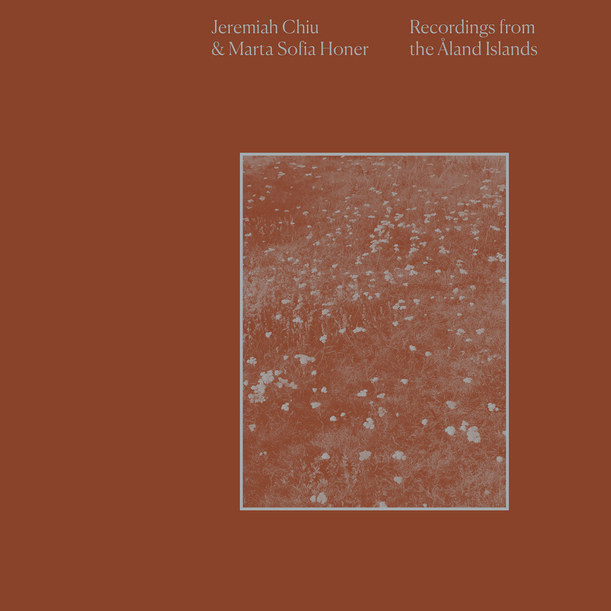 JEREMIAH CHIU & MARTA SOFIA HONER - Recordings From The Åland Islands (Vinyle)