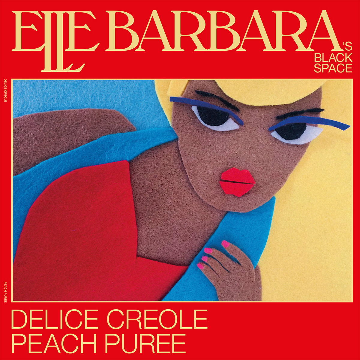 ELLE BARBARA'S BLACK SPACE - Délice Créole / Peach Purée (Vinyle)