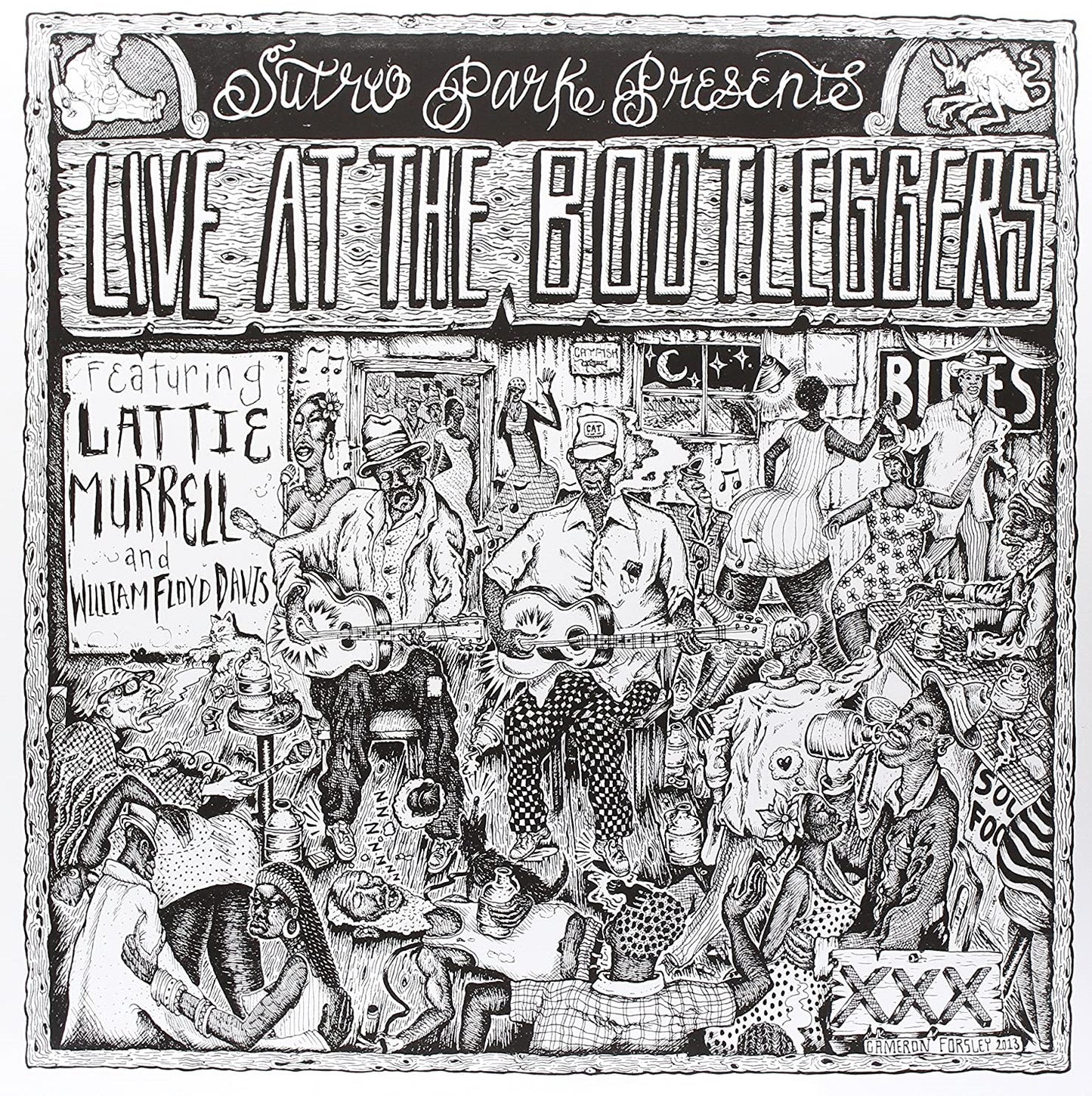LATTIE MURRRELL & WILLIAM FLOYD DAVIS - Live at the Bootleggers (Vinyle)