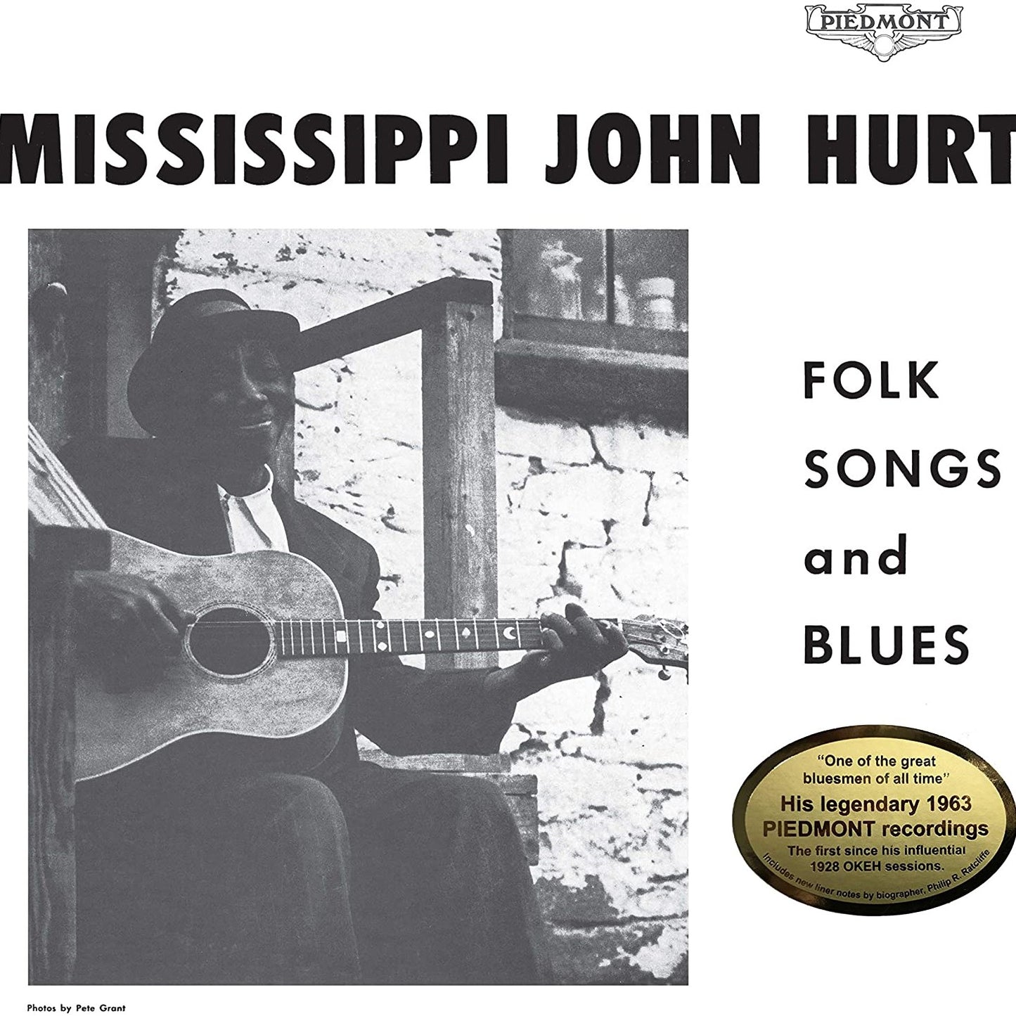 MISSISSIPPI JOHN HURT - Folk Songs and Blues (Vinyle)