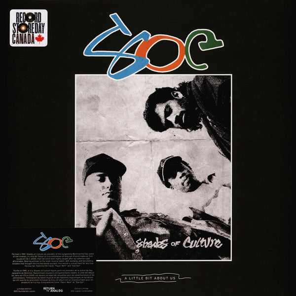 SHADES OF CULTURE - A Little Bit About Us (Vinyle)