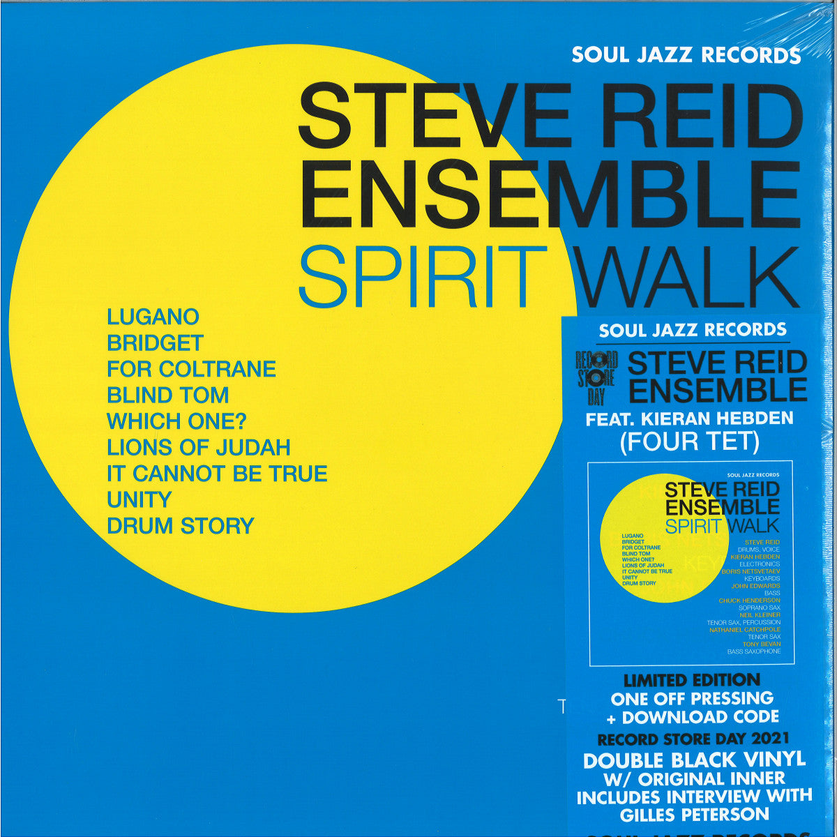 STEVE REID ENSEMBLE WITH KIERAN HEBDEN - Spirit Walk (Vinyle)