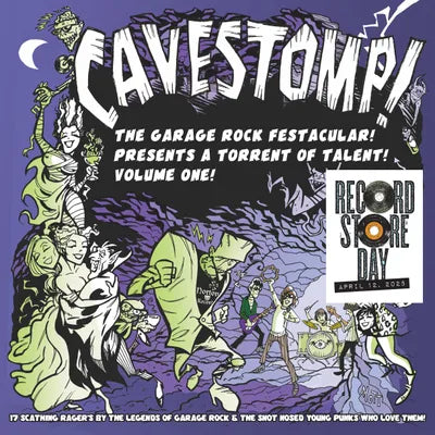 ARTISTES VARIÉS - Cavestomp! The Garage Rock Festacular! Presents A Torrent Of Talent! Volume One! RSD2025 (Vinyle)