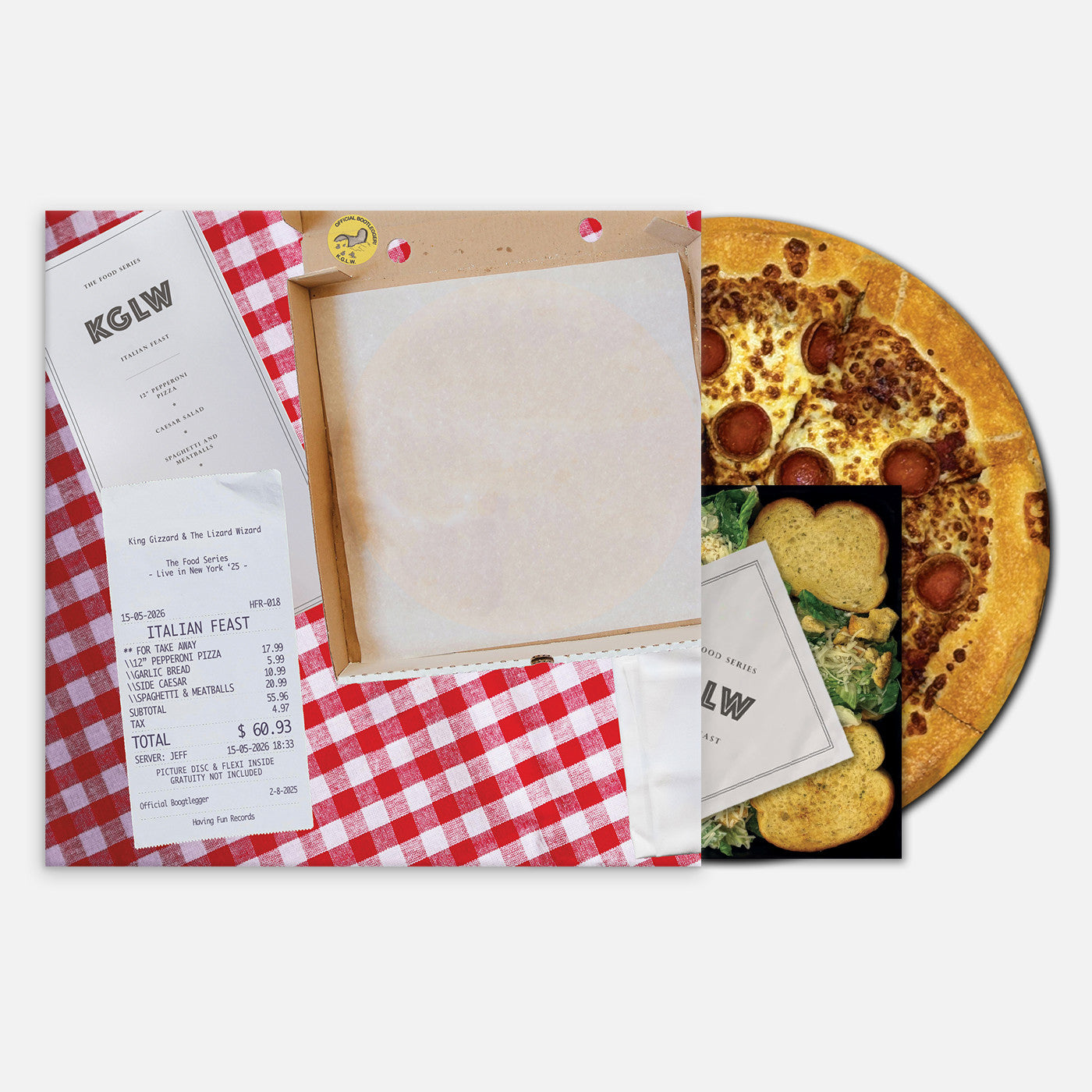 KING GIZZARD & THE LIZARD WIZARD - Italian Feast (Vinyle) PRÉCOMMANDE - Having Fun