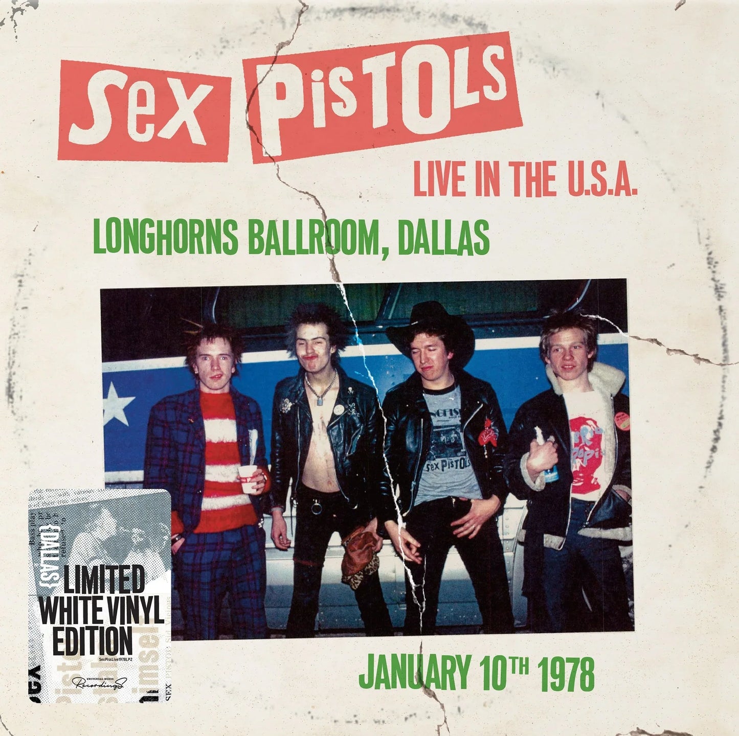 SEX PISTOLS - Live in the U.S.A. 1978, Dallas (Vinyle)