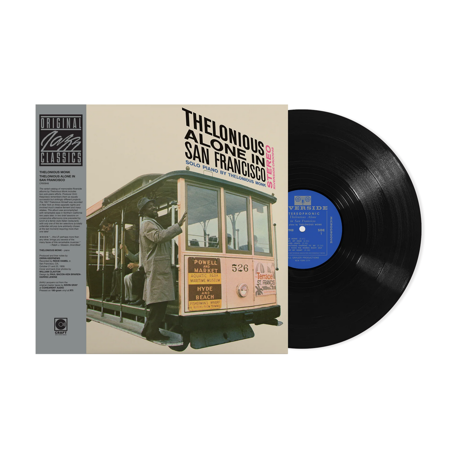 THELONIOUS MONK - Thelonious Alone in San Francisco (Vinyle)