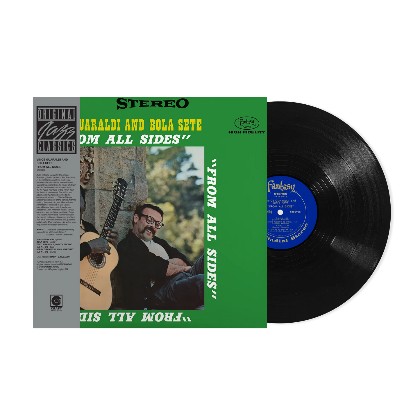 VINCE GUARALDI & BOLA SETE - From All Sides (Vinyle)