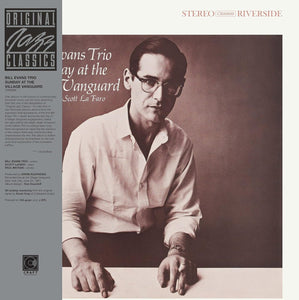 BILL EVANS TRIO FEATURING SCOTT LA FARO - Sunday At The Village Vanguard (Vinyle)