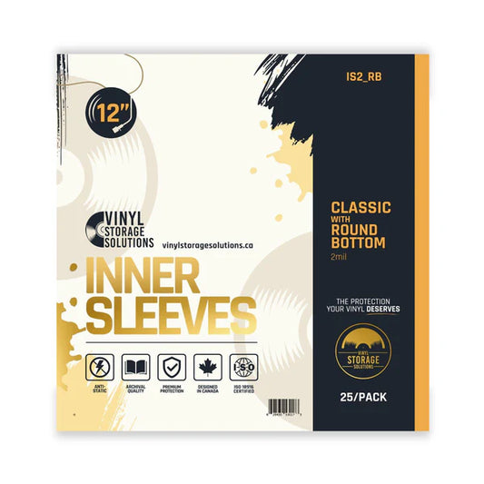 INNER SLEVES (Pochettes protectrices intérieures) (Classic With Round Bottom) - 12''