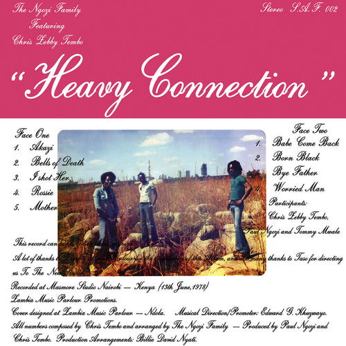 THE NGOZI FAMILY FEATURING CHRIS ZEBBY TEMBO - Heavy Connection (Vinyle)