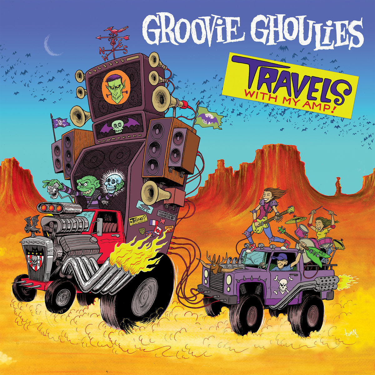 GROOVIE GHOULIES - Travels With My Amp (Vinyle)