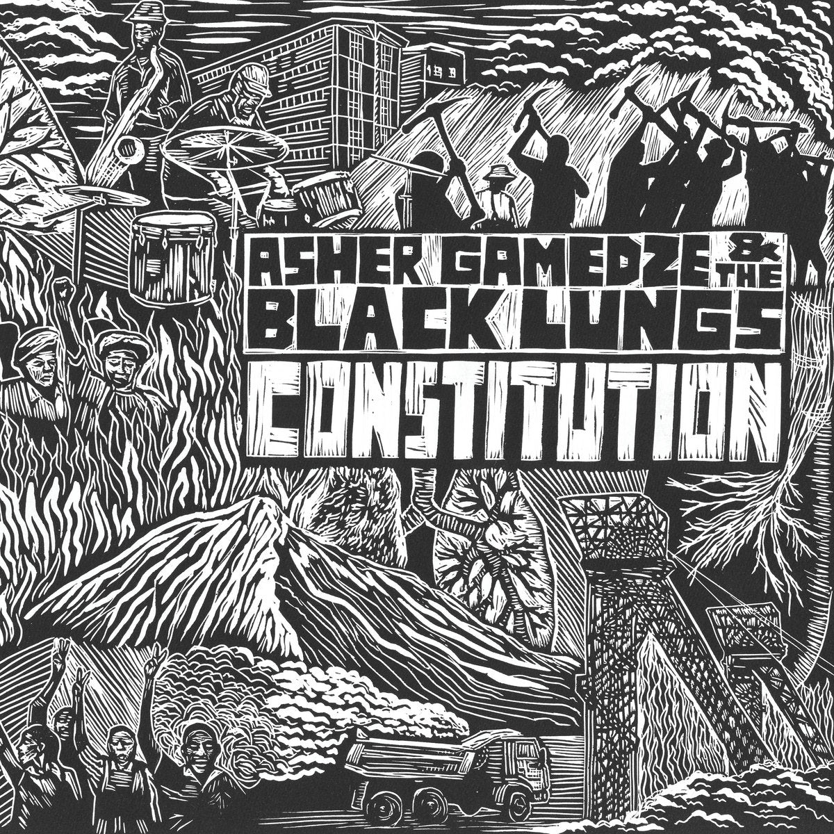 GAMEDZE, ASHER & THE BLACK LUNGS - Constitution (Vinyle)