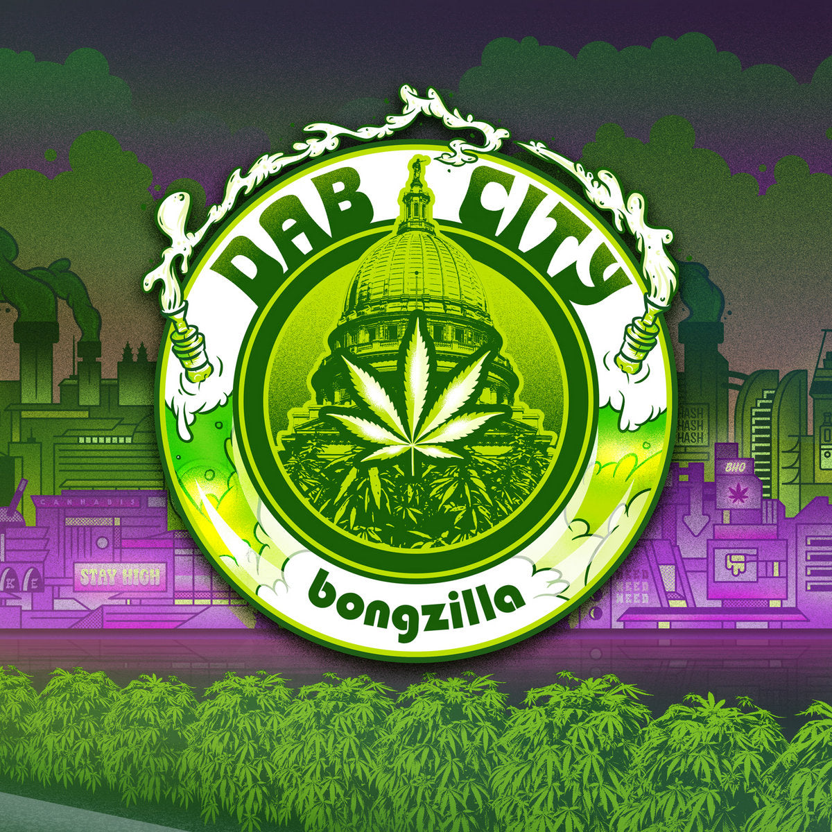 BONGZILLA - Dab City (Vinyle)