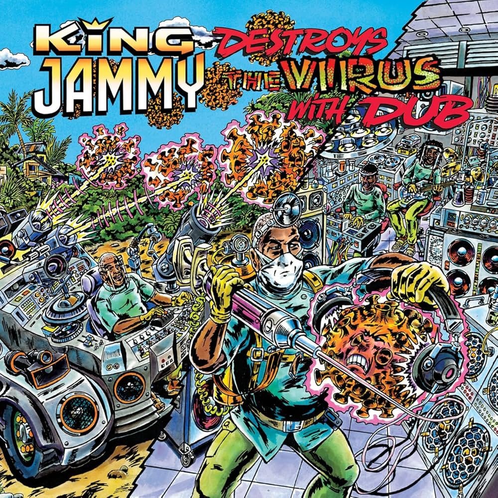 KING JAMMY - King Jammy Destroys the Virus with Dub (Vinyle)