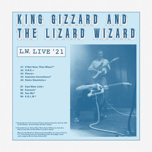 KING GIZZARD & THE LIZARD WIZARD - L.W. Live in Australia (Vinyle)