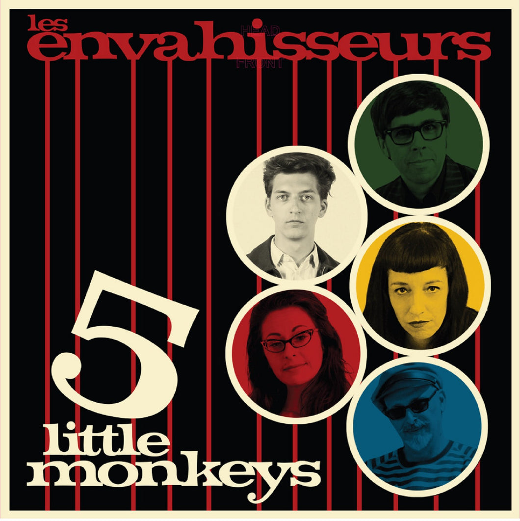 LES ENVAHISSEURS - 5 Little Monkeys (Vinyle)