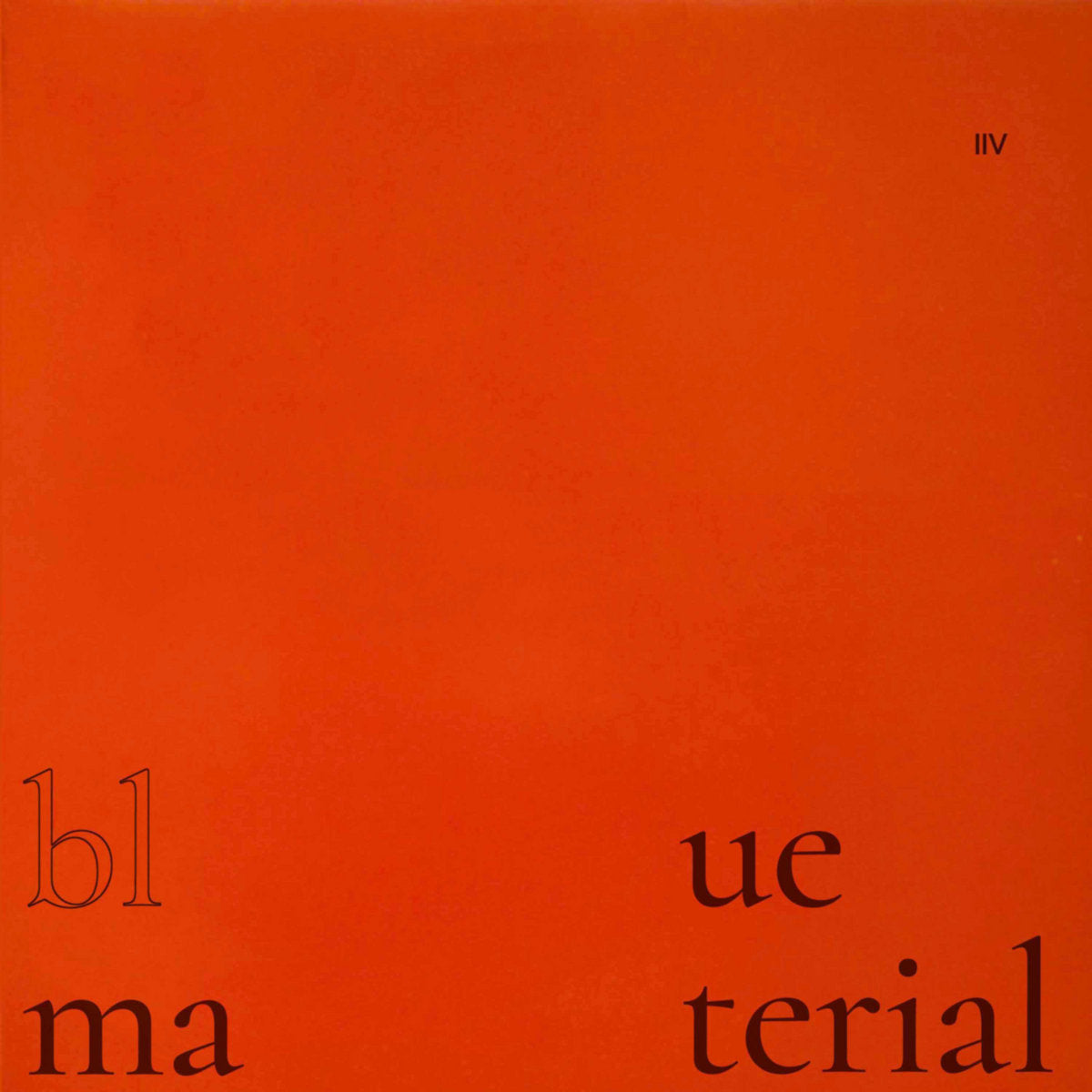 BLUE MATERIAL - Blue Material (Vinyle)
