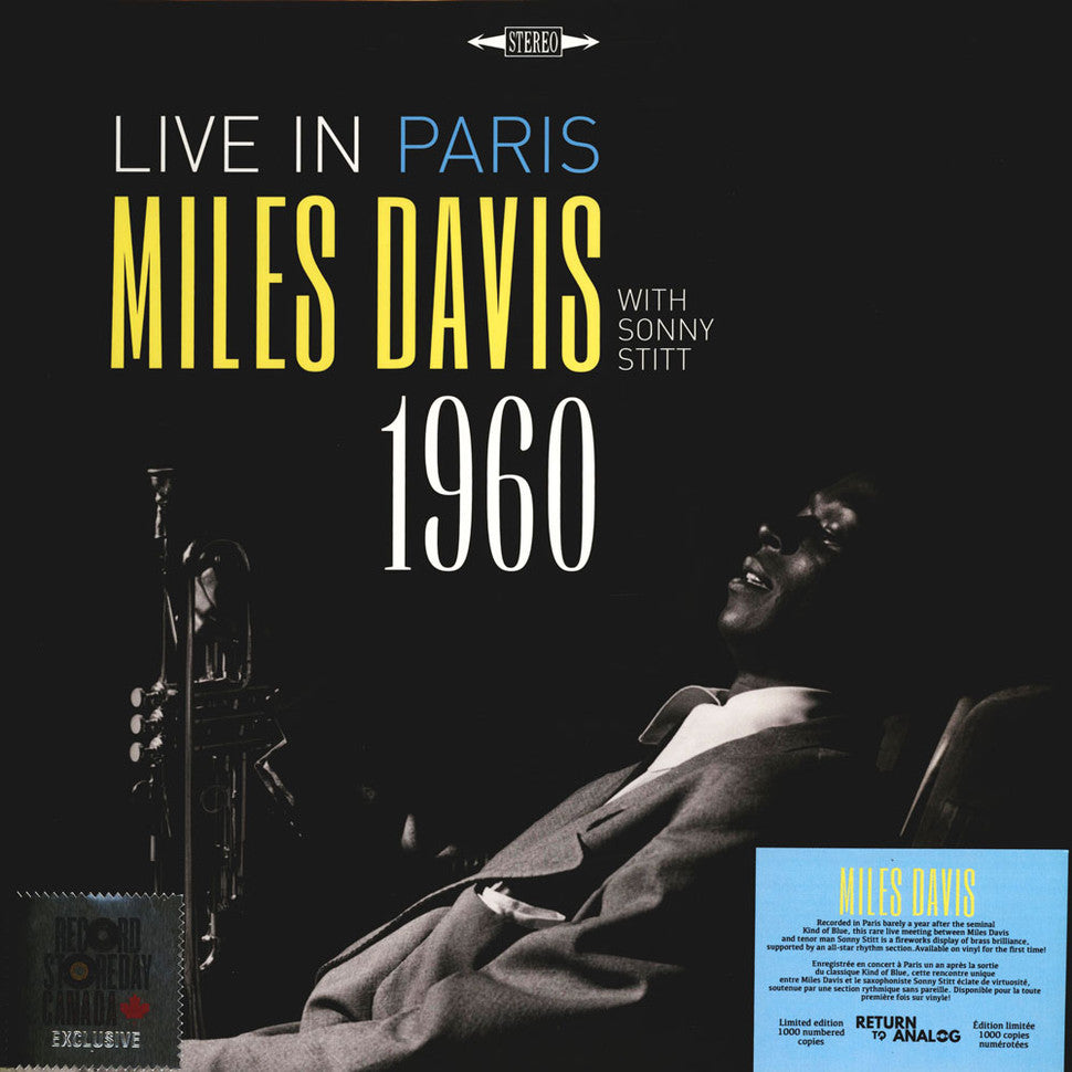 MILES DAVIS - Live in Paris 1960 (Vinyle)