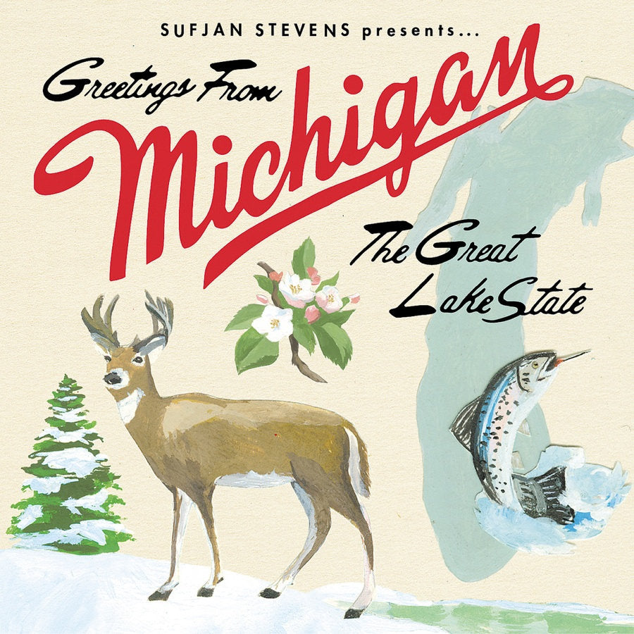 SUFJAN STEVENS - Greetings From Michigan: The Great Lake State (Vinyle) - Asthmatic Kitty