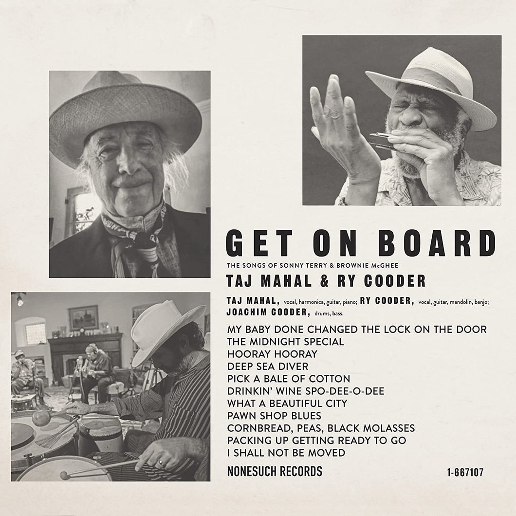TAJ MAHAL & RY COODER - Get On Board (Vinyle)